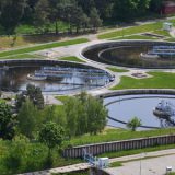 42849253 - aerial view of sewage water treatment plant in prague, czech republic